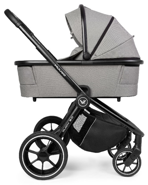 Универсальная коляска Muuvo 2в1 Quick 3.0 Steel Grey XL (KM2V1Q3.0SGXL) - Pampik