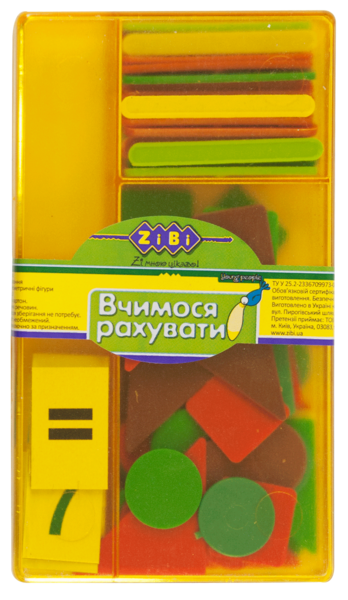 Набір учнівський ZiBi Вчимося рахувати (ZB.4920) - Pampik