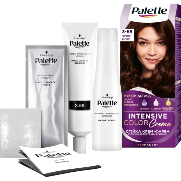 Фарба для волосся Palette ICC 3-68 червоне дерево, 110 мл - Pampik - 2