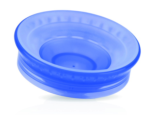 Чашка-непроливайка Nuby 360°, з кришечкою, 360 мл, блакитний (NV0414003blu) - Pampik - 4