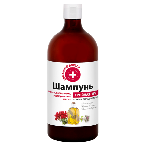Шампунь Домашний Доктор Потрійна сила, 1 л - Pampik