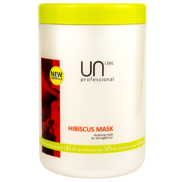 Маска відновлююча UNi.tec Hibiscus Mask для пошкодженого волосся, 1000 мл (20880) - Pampik