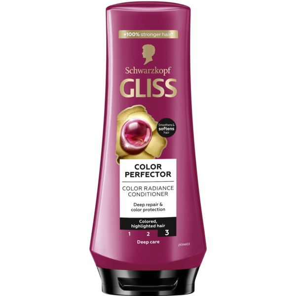 Бальзам Gliss Color Perfector для окрашенных и мелированных волос, 200 мл - Pampik