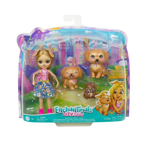 Игровой набор Enchantimals Семья золотистого ретривера Джерики (HHB85) - Pampik - 4