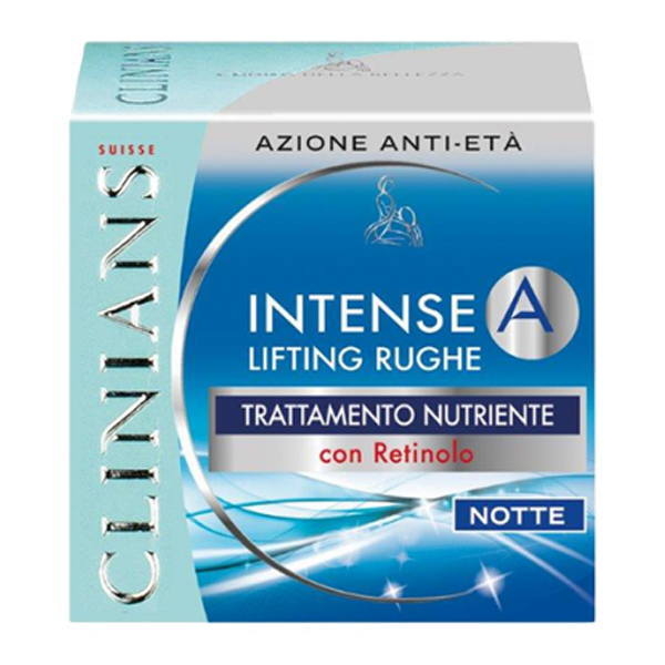 Живильний зволожуючий нічний крем Clinians Intense A, 50 мл - Pampik