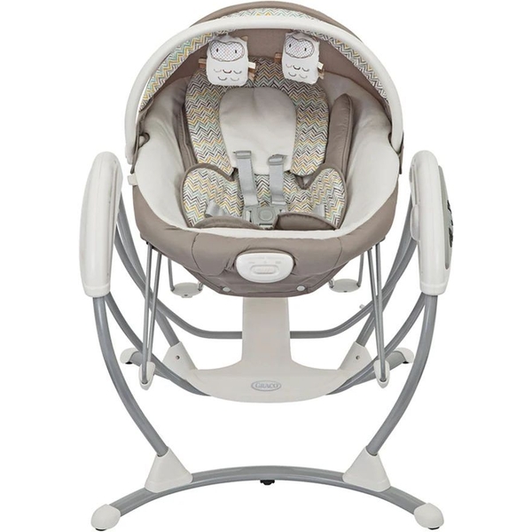 Укачивающий центр Graco Glider Elite Chevron, бежевый - Pampik