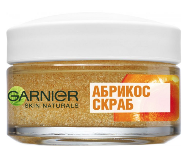 Скраб Garnier Skin Naturals Абрикос Основний Догляд Очищення, для всіх типів шкіри, 50 мл (C6243400) - Pampik