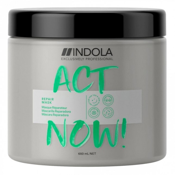 Маска восстанавливающая для поврежденных волос Schwarzkopf Indola Act Now Repair, 650 мл (2575716) - Pampik