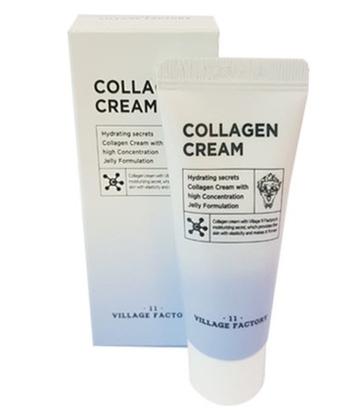 Крем для лица Village 11 Factory, с коллагеном, 20 мл - Pampik