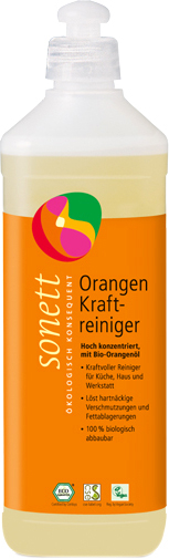 Органический растворитель жиров Sonett Апельсин, концентрат, 500 мл - Pampik