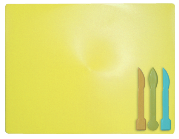 Дошка для пластиліну ZiBi Kids Line, 3 стека, жовта (B.6910-08) - Pampik