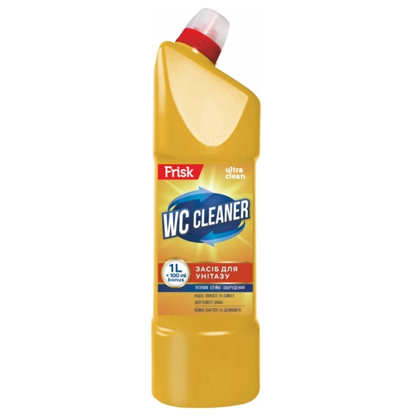 Средство для мытья унитаза Frisk Ultra Clean, 1,1 л - Pampik