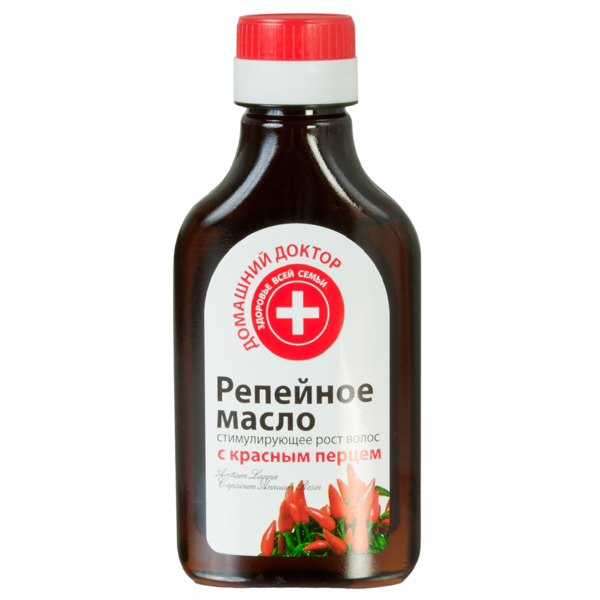 Реп'яхова олія Домашний Доктор, стимулює ріст волосся, 100 мл - Pampik