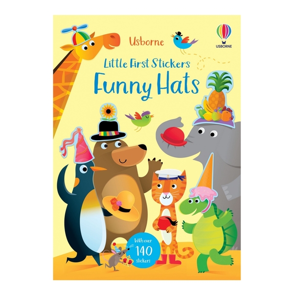 Little First Stickers Funny Hats - Jessica Greenwell, англ. мова (9781474986540) - Pampik