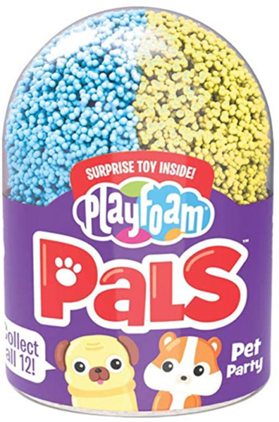 Кульковий пластилін Educational Insights S2 Милі вихованці, з іграшкою-сюрпризом, синій з жовтим (EI-1965) - Pampik