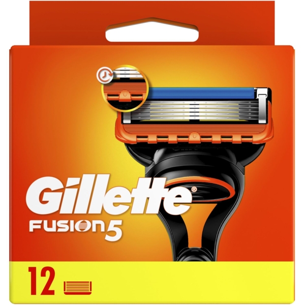 Змінні картриджі для гоління чоловічі Gillette Fusion5 12 шт. - Pampik - 2