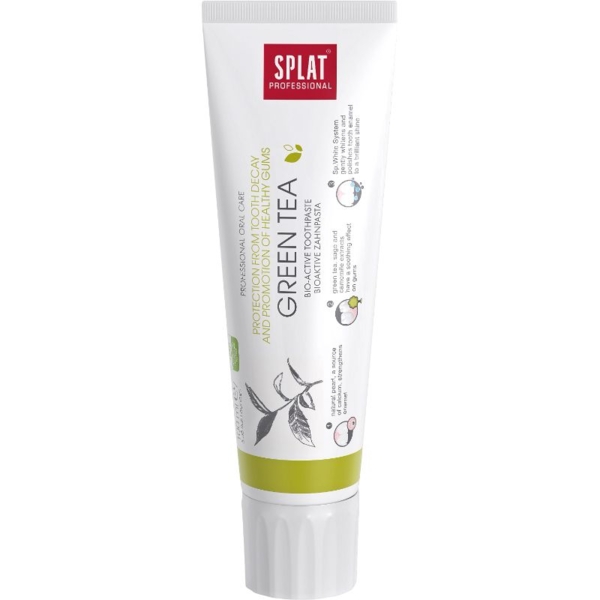 Зубна паста Splat Professional Зелений чай, 100 мл - Pampik