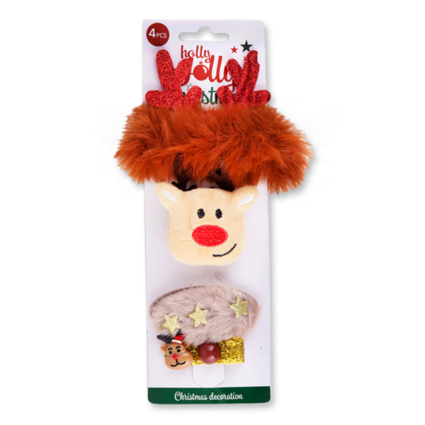 Набір шпильок Offtop, коричневий, 4 шт. (855115) - Pampik