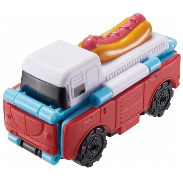 Машинка-трансформер Flip Cars Автомобіль з десертами і Автомобіль з хот догами, 2 в 1, 8 см (EU463875-34) - Pampik - 2