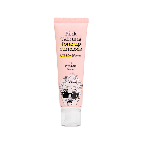 Солнцезащитный крем для лица Village 11 Factory Pink Calming, SPF 50, 50 мл - Pampik