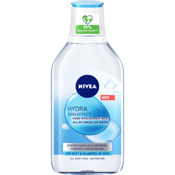 Мицеллярная вода Nivea Hydra Skin Effect 400 мл - Pampik