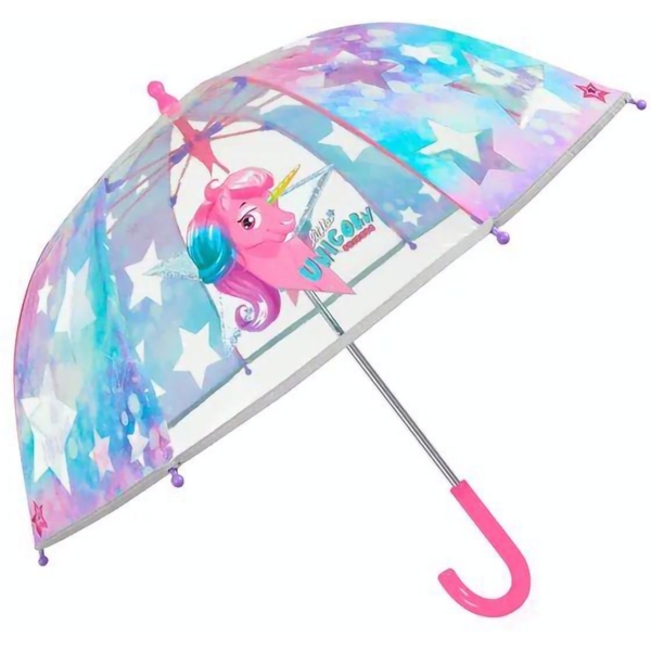 Зонт Cool Kids Единорог, голубой (15581) - Pampik