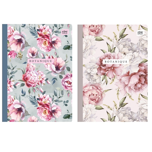 Зошит Interdruk Premium Botanique, клітинка, A5, 96 аркушів, 2 шт. (299031-2В) - Pampik