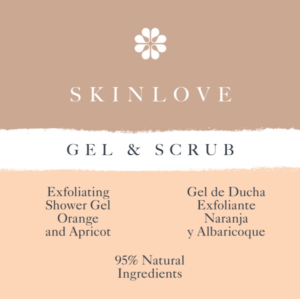 Отшелушивающий гель-скраб для тела и лица Skinlove Апельсин и абрикос 5 мл - Pampik