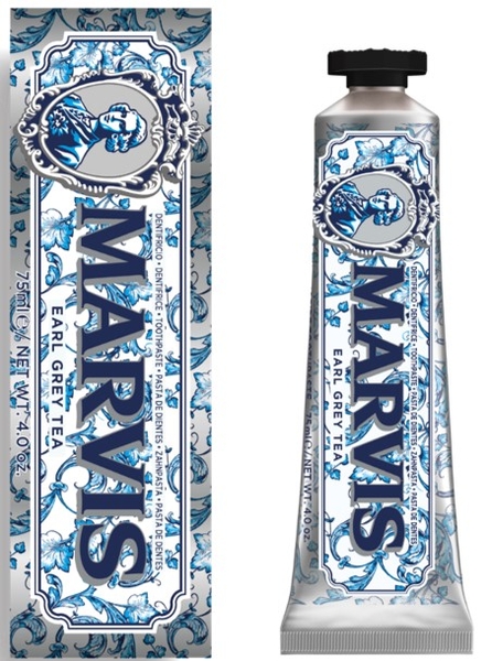 Зубная паста Marvis со вкусом английского чая с бергамотом, 75 мл - Pampik