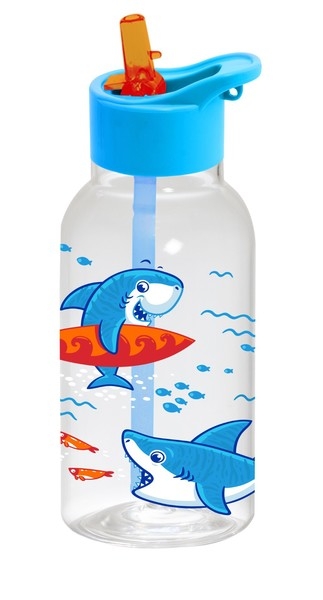 Дитяча пляшка для води Herevin Shark, 460 мл (6575986) - Pampik