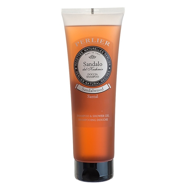 Гель-шампунь для душу Perlier Sandalwood, 250 мл - Pampik