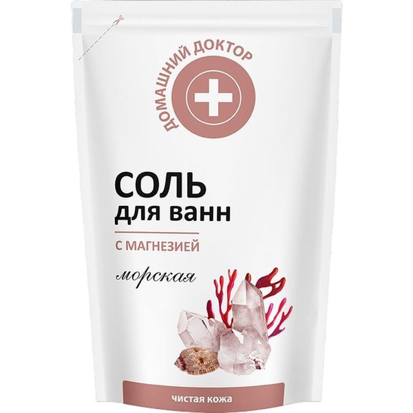 Соль для ванн Домашний Доктор с магнезией 500 г - Pampik