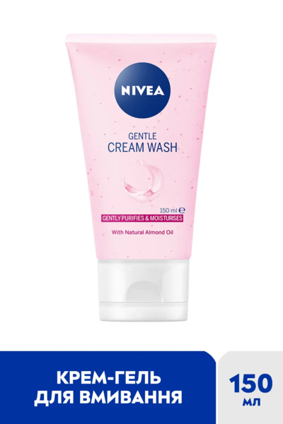 Нежный крем-гель для умывания Nivea с маслом миндаля 150 мл (81111) - Pampik - 2