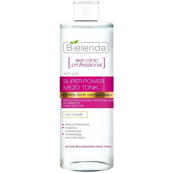 Омолаживающий тоник для лица Bielenda Skin Clinic Professional с ретинолом и коэнзином Q10, 200 мл - Pampik