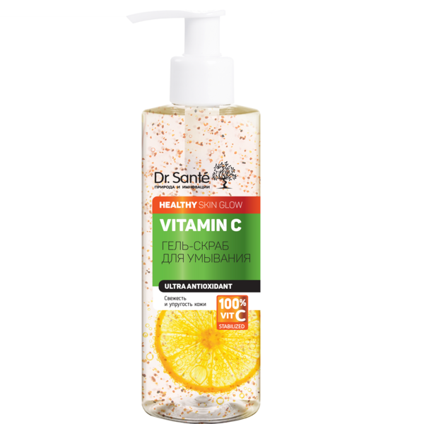 Гель-скраб для вмивання Dr. Sante Vitamin C, 200 мл - Pampik