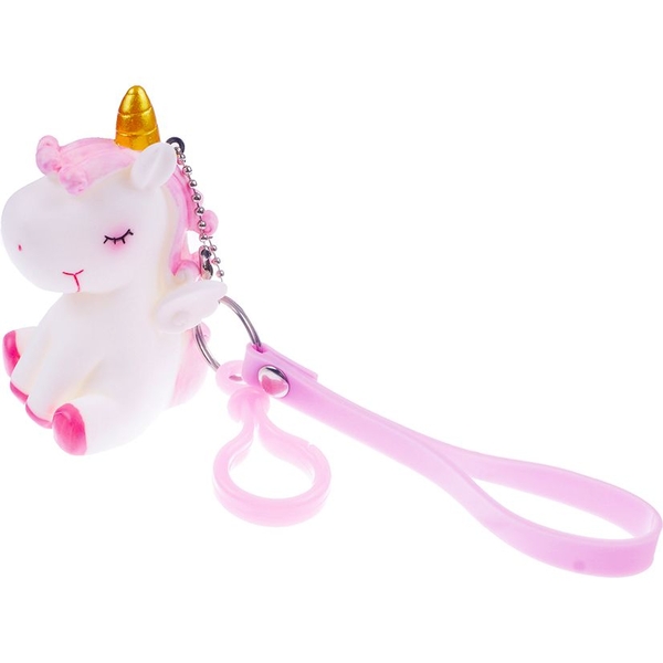 Брелок Offtop Єдиноріг, рожевий (853498) - Pampik