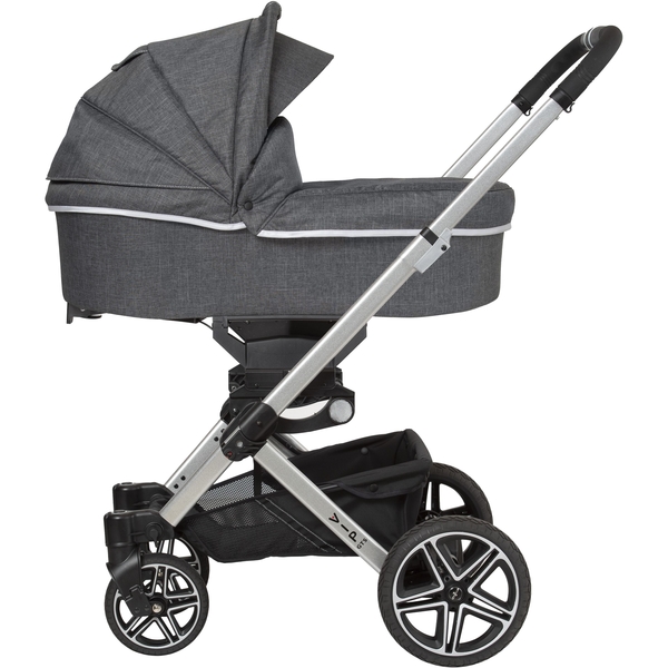 Универсальная коляска 2 в 1 Hartan VIP GTS Grey Hearts (2326141400-1) - Pampik