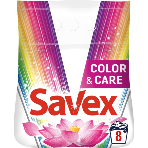 Пральний порошок Savex Premium Color&Care, 1.2 кг - Pampik