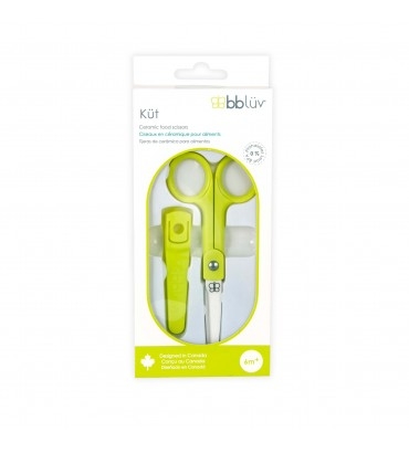 Керамічні ножиці для харчових продуктів BBluv Kut Lime (B0139) - Pampik - 5
