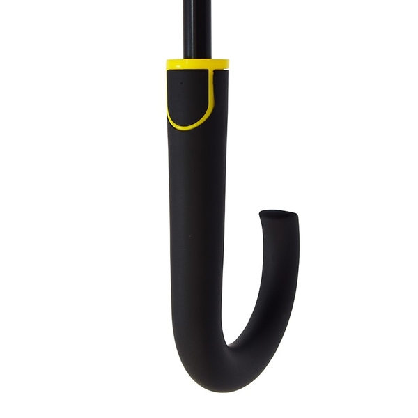 Парасолька Bergamo Line, чорний з жовтим (7130008) - Pampik - 3