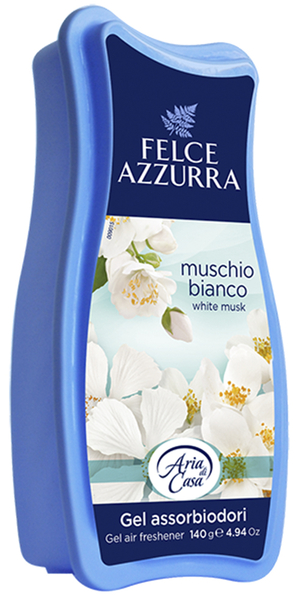 Гелевый освежитель воздуха Felce Azzurra Muschio Bianco, 140 г - Pampik
