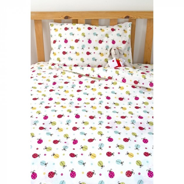 Дитяча постільна білизна для немовлят Lotus Ladybird, ранфорс, різнокольоровий, 3 предмети (svt-2000022287296) - Pampik