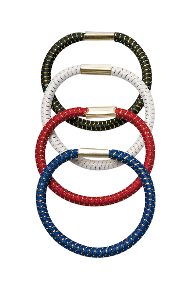 Набор разноцветных резинок для волос Titania, 4 шт. (8015 B) - Pampik