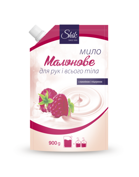 Жидкое крем-мыло Shik Малиновое, 900 г - Pampik