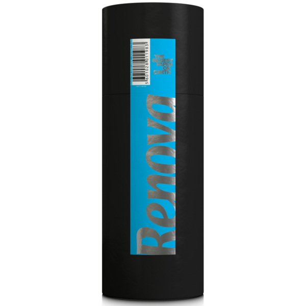 Туалетная бумага Renova, трехслойная, 3 рулона, голубой (536484) - Pampik