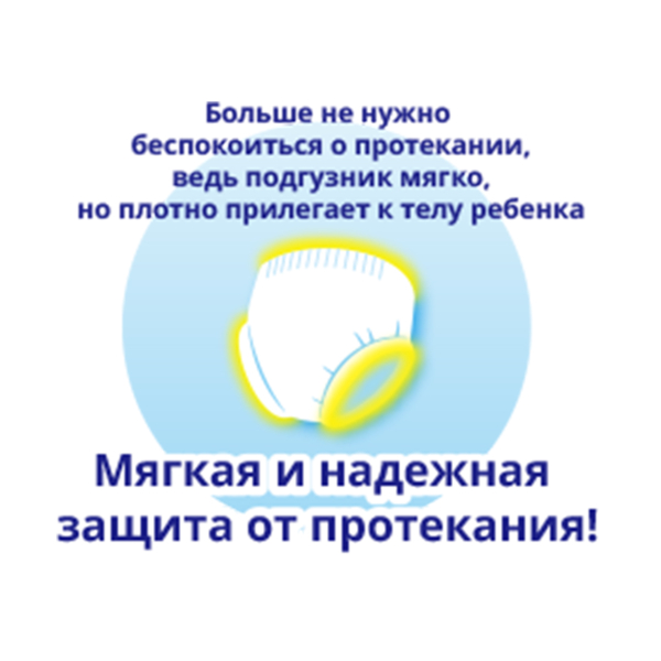 Підгузки-трусики Moony 3 (6-12 кг), 58 шт. - Pampik - 9