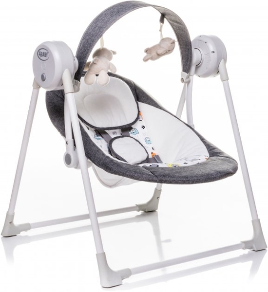 Гойдалка 4Baby Swing Grey, сірий (4SG02) - Pampik - 2