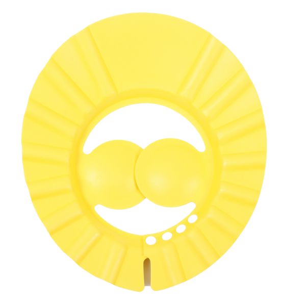 Козирок захисний Lindo для миття і стрижки волосся, жовтий (K +1564) - Pampik
