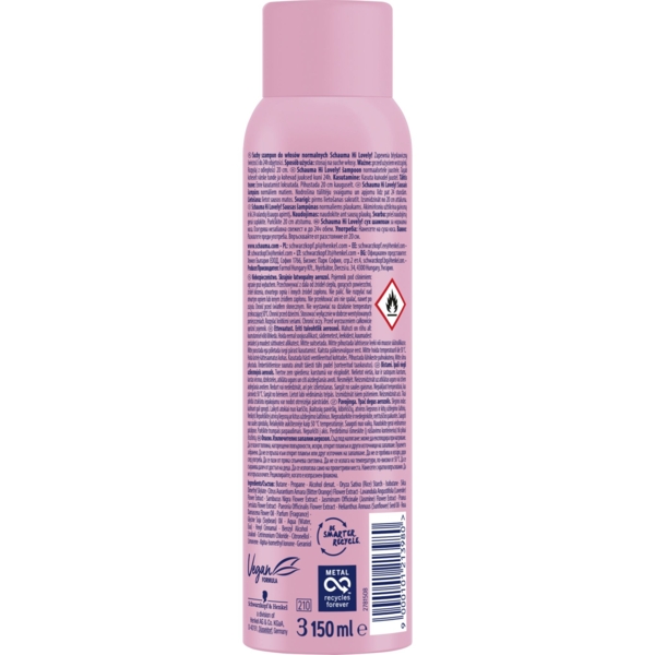 Сухий шампунь Schauma Hi Lovely, для нормального волосся, 150 мл - Pampik - 2