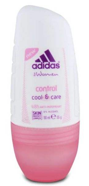 Дезодорант-антиперспирант шариковый Аdidas Cool&Care Control, 50 мл - Pampik